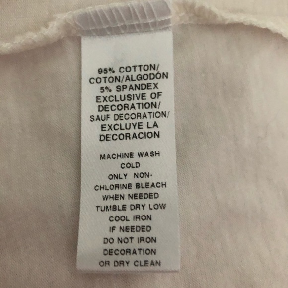 Off white tank top with clear stitching on the top - Picture 4 of 4